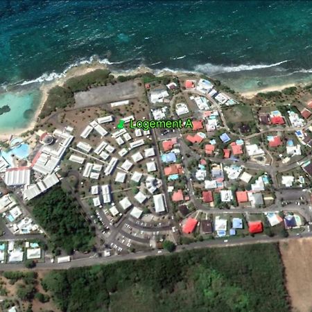 Romantique Et Bel Appartement En Bord De La Mer, Piscine Surveillee Et Belle Plage A 50M Сен-Франсуа Экстерьер фото